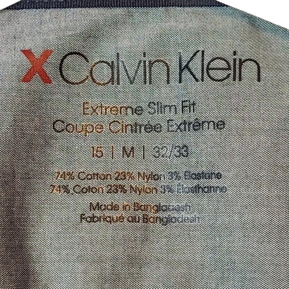Calvin Klein dark  blue Extreme slim fit shirt - Picture 5 of 9